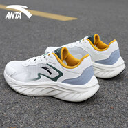 安踏（ANTA）【凌云】男鞋運動鞋子男2025夏季網面輕質跑步鞋休閑鞋跑鞋老爹鞋 凌羽-象牙白/霧灰/蒼鹽綠 41