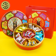 徐福記酥心糖黑芝麻落花生杏仁混合多口味結婚喜糖伴手禮三八女王節禮物 酥心糖禮盒420g