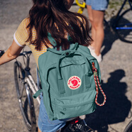 FJALLRAVEN北極狐雙肩包女休閑大容量背包男書包23510-664霜綠色16L夏季出游