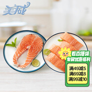 冷凍三文魚880g 智利大西洋鮭魚 套餐（輪切400g+魚段480g）
