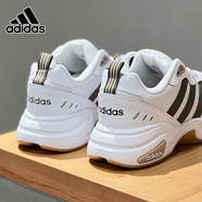 阿迪達(dá)斯（adidas）官方艦店男鞋 新款運(yùn)動(dòng)鞋復(fù)古老爹鞋透氣休閑鞋耐磨舒適跑步鞋 1827-皮面-店長(zhǎng)推薦 39