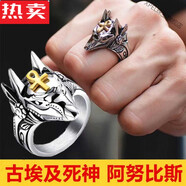 XPEL港澳輕奢高端品質(zhì)防身戒指學(xué)生合法防身武器小型暗器戒指男款霸氣 大號 狼頭戒指1個(gè)【開口可調(diào)】