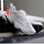 耐克（NIKE）官方艦店運(yùn)動鞋男鞋AIR MONARCH IV訓(xùn)練鞋老爹鞋緩震休閑鞋跑步鞋 AV4789-001/M2K/白橙 42