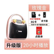 Eifer/伊菲爾B11新款便攜式藍(lán)牙音箱廣場(chǎng)舞音響大音量K歌手提戶(hù)外 升級(jí)版金+8G歌戲卡+目錄 支持藍(lán) 官方標(biāo)配