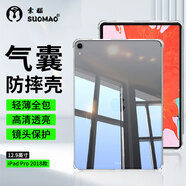 索貓 ipad保護(hù)套10/9/8/7代ipad pro11/air6/5/4mini7平板電腦保護(hù)殼2024/23款氣囊防摔全包硅膠透明殼 iapd Pro 2018款【12.9英寸】 防摔減震殼丨升
