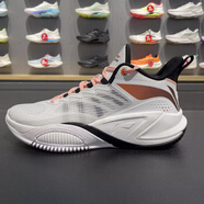 李寧（LI-NING）2024款男子反伍BADFIVE暴風(fēng)減震回彈防滑實(shí)戰(zhàn)彈籃球鞋 ABFT021 白色ABFT021-2 42