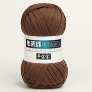 泫雅編織包粗毛線(xiàn)團布條線(xiàn)亞克力透明diy材料包毛線(xiàn)手工編織包包 深卡其24