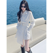 葉余2025新款今年流行小個(gè)子漂亮獨特小香風(fēng)白色不規則襯衫連衣裙 主圖款 XS 70斤以?xún)?
                                         title=