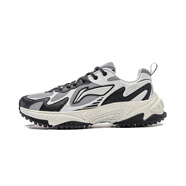 李寧男鞋新款網(wǎng)面透氣耐磨防滑運動(dòng)低幫休閑鞋AGCT311 云霧白凝雪灰黑色AGCT311-3 43