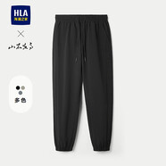 海瀾之家休閑褲男25新款山不在高系列束腳褲子男春HKCAW1J026A 黑色54 L 175/90A 35推薦151~160斤