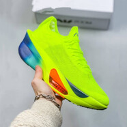 PGZoom Alphafly3 Next%3碳板馬拉破2阿爾法三代氣墊跑步鞋男女 熒光綠 纖維氣墊+碳板 36  標準尺碼