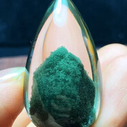 諾源天然綠幽靈吊墜男女款聚寶盆千層山貔貅水滴無事牌掛件項(xiàng)鏈掛件 款式三
