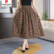 皮爾卡丹春秋棉麻碎花時(shí)尚氣質(zhì)半身裙長(cháng)款高腰顯瘦A字裙商場(chǎng)品質(zhì)文藝 1號色【長(cháng)80-82公分】 M 1小號建議90-130斤