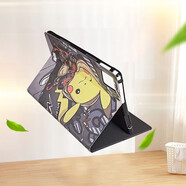 金立G6平板電腦保護(hù)套學(xué)習(xí)機(jī)皮套防摔全包前撐硅膠套支架外殼 皮卡丘+鋼化膜宋筆