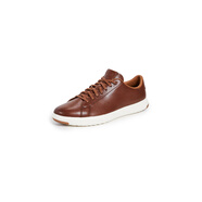 Cole Haan 歌涵 男士休閑鞋 時(shí)尚輕盈皮革運(yùn)動(dòng)鞋板鞋網(wǎng)球運(yùn)動(dòng)鞋 Woodbury Handstain 8.5