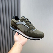 BOSS官方艦旗男鞋春季新款低幫休閑鞋男士運動(dòng)鞋跑步鞋潮流百搭男鞋 38