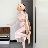 南啵丸新中式國風(fēng)改良旗袍連衣裙子女春季2025新款收腰顯瘦氣質(zhì)印花長(cháng)裙 有袖釣系約會(huì )裙法式氣質(zhì)小個(gè)子海邊度假穿搭高級感超好 M 4555kg