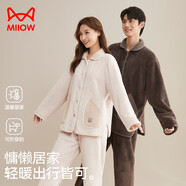 貓人【保暖珊瑚絨】女士睡衣女秋冬情侶可外穿加厚青少年家居服25新品