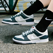 耐克（NIKE）女鞋 秋季新款DUNK潮流休閑鞋舒適耐磨輕便時(shí)尚低幫板鞋 DUNK-深綠-曬圖退10 37.5 235mm