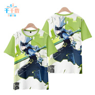凹凸世衣服短袖雷獅金安迷修格瑞動(dòng)漫卡通周邊學(xué)生青少年T恤男 乳白色 25圖 L （110-125斤）