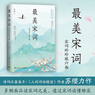 最美宋詞（《人間詞話(huà)精讀》作者蘇纓力作，潛入六大代表詞人的秘密花園，精妙品讀近百首宋詞，解讀開(kāi)放、寬容、風(fēng)雅的宋朝）