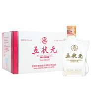 五糧液（WULIANGYE）股份公司出品  濃香型白酒 迎賓送禮自飲 糧食酒水禮盒白酒 45度 100mL 12瓶 五狀元綿柔
