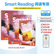 原版進(jìn)口新版smart reading 1.3級別學(xué)生教材 少兒英語閱讀啟蒙 小學(xué)英語寒暑假短期閱讀課程 提高單詞積累量 讀寫分級閱讀e-future 小學(xué)禮物 小學(xué)教輔