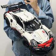 高致樂兼容樂高積木拼裝賽車大型保時(shí)捷911遙控汽車男孩六一兒童節(jié)禮物 1：10保時(shí)捷【高磚/靜態(tài)版】