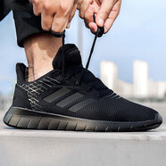 阿迪達(dá)斯 （adidas）男鞋運(yùn)動(dòng)鞋 秋季低幫黑武士經(jīng)典網(wǎng)面透氣休閑鞋輕便緩震跑步鞋 F36333/黑武士/ 43 (265mm)