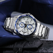 卡西歐（CASIO）手表男EFS-S510D-7B海洋之心商務(wù)休閑太陽(yáng)能藍寶石官方旗艦 EF-334D-7A【藍使】
