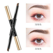 蕾琪（LCHEAR）蕾琪凝眸溢彩雙頭眉筆自然立體易上色防水防汗不易暈染持妝久新手 3#淺咖+深咖