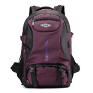 叢林?zhù)B 新款休閑旅行超大容量雙肩背包65升男女款行李包防水戶(hù)外運動(dòng)登山包 紫色