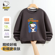 史努比（SNOOPY）童裝兒童衛(wèi)衣男女童長(zhǎng)袖上衣春季新款青少年衣服寬松休閑圓領(lǐng)百搭