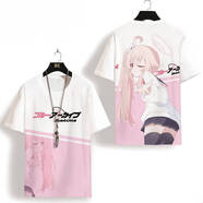 碧藍檔案 砂狼白子 鬼方佳代子 蔚藍周邊同款短袖t恤二次元痛衣服 06 XL