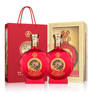 五糧液（WULIANGYE） 百鳥朝鳳鴛鴦白酒禮盒裝500ml*2瓶五糧液52度濃香型婚宴喜酒