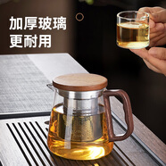 紫丁香（Lilac）茶壺家用茶水分離泡茶壺加厚耐熱玻璃茶壺大容量茶具功夫茶壺
