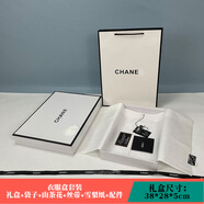 2025新款輕奢適用于專柜CHANEL包裝禮品袋禮品盒口紅香水手提袋美 衣服盒+禮袋+絲帶+紙+配件+山茶