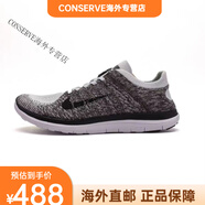 耐克（NIKE）赤足4.0 Free男女針織飛線(xiàn)薄款運(yùn)動(dòng)跑步鞋網(wǎng)面透氣慢跑鞋 灰米 40