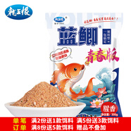 龍王恨魚餌野戰(zhàn)藍(lán)鯽X5青春版腥香餌江河黑坑野釣鯽鯉草鳊魚通殺釣魚餌料 藍(lán)鯽青春版-腥香(300g/1包)