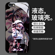 GOBK適用iPhone蘋果6SPLUS手機殼A1690液態(tài)玻璃殼保護套十二生肖時尚全包網(wǎng)紅新款女潮牌防摔創(chuàng)意男潮 贈全屏膜-液態(tài)玻璃殼【未羊】 iPhone 6s Plus