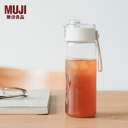 無印良品（MUJI）共聚酯 便攜水杯高顏值透明水杯運(yùn)動(dòng)水杯 透明 550ml