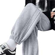 回力女士休閑褲2025新款秋冬加絨加厚運動(dòng)褲子高腰顯瘦直筒褲寬松衛褲