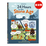 Usborne出品 探險的24小時(shí)8冊套裝 英文原版 24 Hours in the Jungle/Antarctica 精裝全彩科普漫畫(huà)繪本 少兒英文課外閱讀故事書(shū) 送音頻 在石器時(shí)代的24小時(shí)