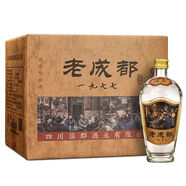 匠代言【四川國郡老成都】白酒42度/52度濃香型500ml*12瓶整箱裝口糧酒 42度 500mL 12瓶 老成都一箱