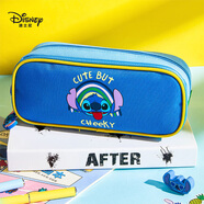 迪士尼（Disney）筆袋小學(xué)生 大容量多層收納耐臟文具盒鉛筆盒文具袋上學(xué)學(xué)習(xí)用品 史迪奇A83234-W3