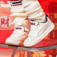 彪馬（PUMA）板鞋男鞋女鞋 秋季紅色新年款運動鞋拼接情侶休閑鞋本命年板鞋 401857-01/蛇年限定 38.5