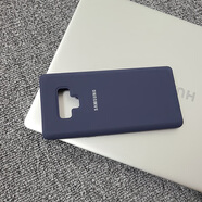 三星（SAMSUNG）適用三星note9保護殼官方同款硅膠材質(zhì)液態(tài)硅膠galaxynote9保護套半包邊防摔限量版感內(nèi)絨男款圓弧 液態(tài)硅膠殼(深藍色) 三星GalaxyNote9