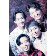 金格羽香港明星海報 香港電影海報 8090年代復(fù)古懷舊港風(fēng)臥室男生宿舍墻 12.beyond 30*45cm 背膠紙(撕開即貼，表面