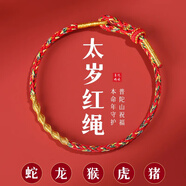 戚小米手工編織手繩女生款本命年手鏈男士情侶簡(jiǎn)約平安結手繩情侶鏈閨蜜 【2025龍繩/12生肖通用款】