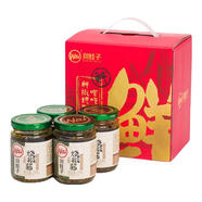 川娃子辣椒醬下飯菜拌飯拌面醬炭燒風(fēng)味年貨送禮禮盒燒椒醬230g*4瓶